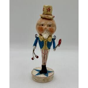 Debbee Thibault 4th Of July Uncle Sam 5.5” Folk Art #269/2500 Signed 98’
